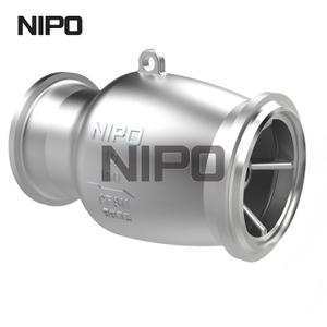 Carbon Steel Butt Welding Ends Axial Flow Check Valve 