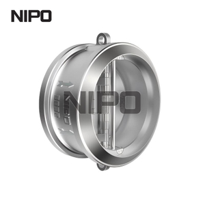 No Leakage Casting Or Forging Dual Disc Plate Butt Weld Check Valve