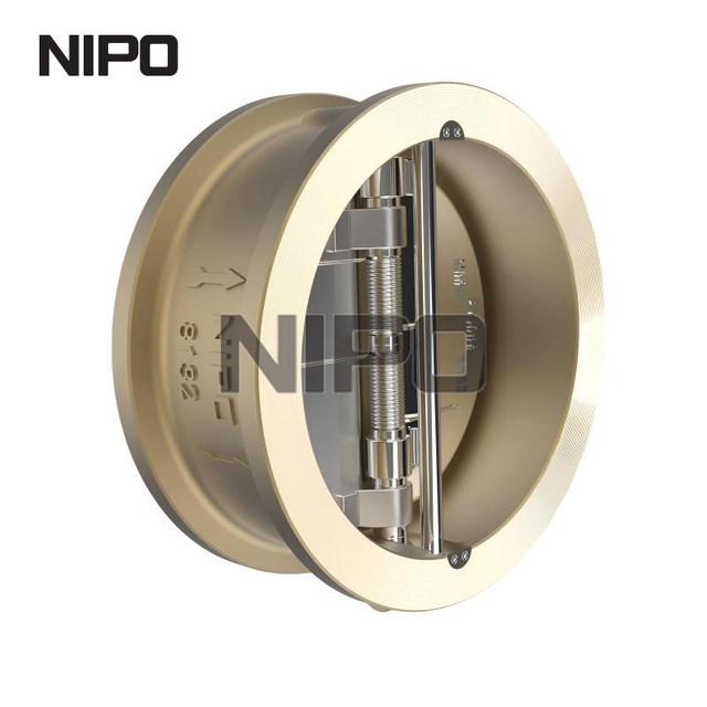 Aluminium Bronze Retainerless Type Double Disc Swing Non Return Valve