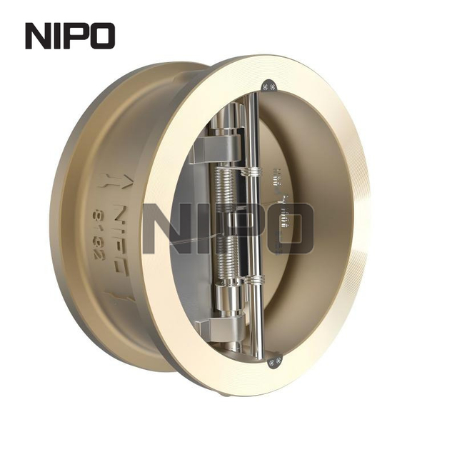 Wafer Retainerless Type Double Disc Swing Check Valve