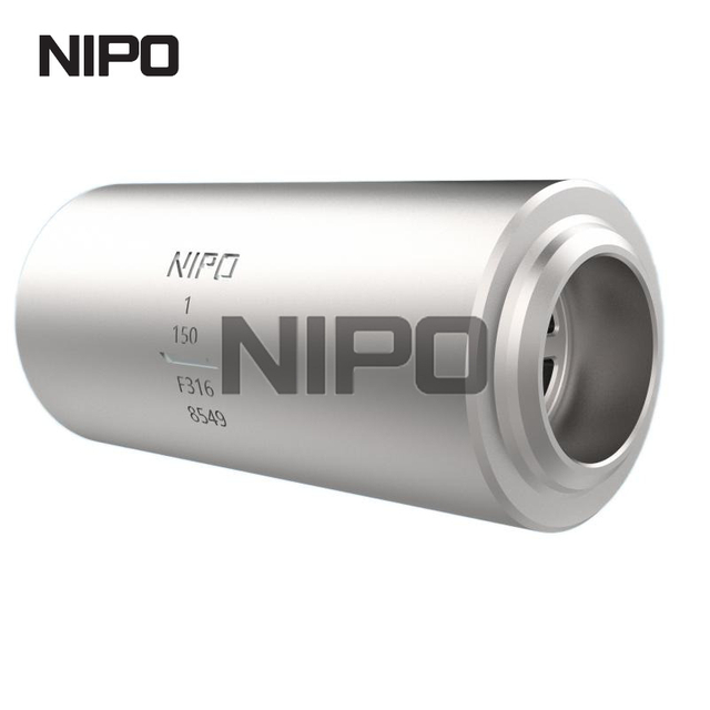 F316 Stainless Steel Zero Leakage Forged Axial Flow Check Valve (BW Ends) 