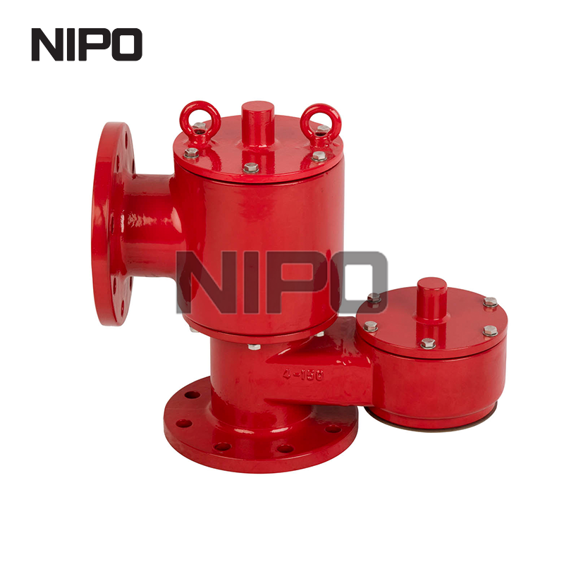 Pressure Vacuum Relief Breather Valve with Pipe Away