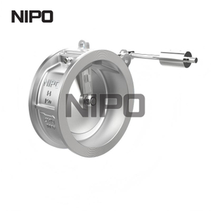 Casting Body Long Series Wafer Type Single Disc Swing Check Valve With Heavy Punch