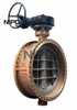  Aluminum Bronze C95500 Flange Triple Offset Flange Butterfly Valve 