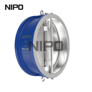 Efficient Backflow Prevention Dual Disc Wafer Check Valve
