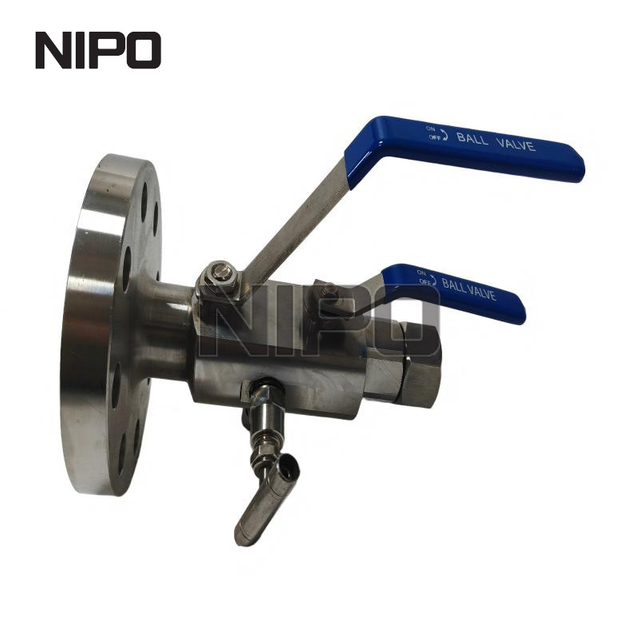 Integral DBB Double Block and Bleed Ball Valve | Flange‑to‑Thread Stainless Steel Instrument DBB Valve