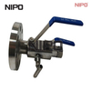 Integral DBB Double Block and Bleed Ball Valve | Flange‑to‑Thread Stainless Steel Instrument DBB Valve