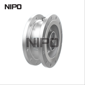 Double Flange Axial Flow Check Valve, Carbon Steel Body, Industrial Grade