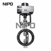 API 609 Zero Leakage Wafer Triple Offset Metal Seated Butterfly Valve 