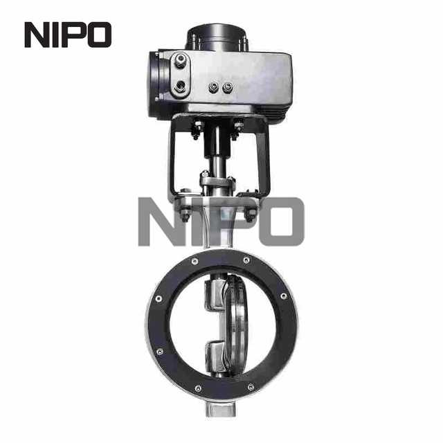 API 609 Zero Leakage Wafer Triple Offset Metal Seated Butterfly Valve 