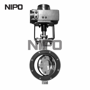 API 609 Zero Leakage Wafer Triple Offset Metal Seated Butterfly Valve 