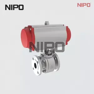 Q641Y Flanged Pneumatic Actuated Floating Metal‑Seated Ball Valve