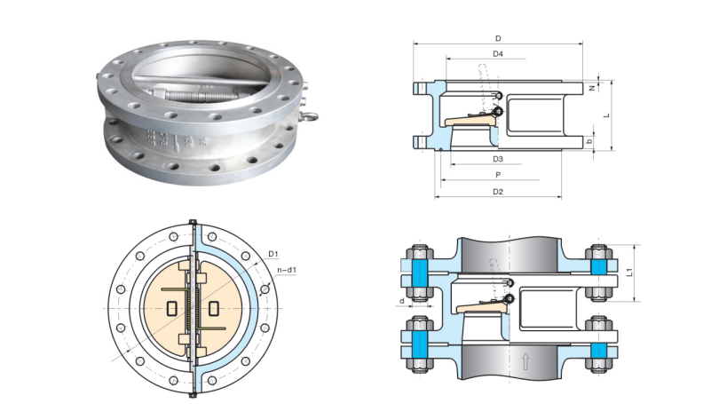 Double Disc Check Valve Installation and Components